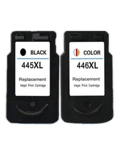 Комплект картриджей HB PG 445XL Black и HB CL 446XL для Canon PIXMA MG2440 2540 Hi-black