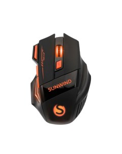 Беспроводная игровая мышь SW M715GW Black Orange HM X7W Sunwind