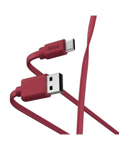 Кабель USB Type C USB A m 1м красный 00187230 Hama
