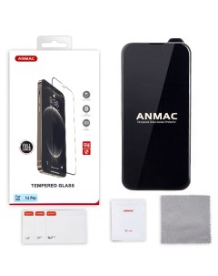Защитное стекло для iPhone 14 Pro Full Cover черное Anmac
