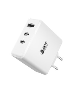 Сетевое зарядное устройство PAW01 type c micro usb lighting mini usb 3 А белый Gcr