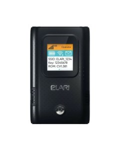 Роутер Wi Fi Smart 4G черный Elari