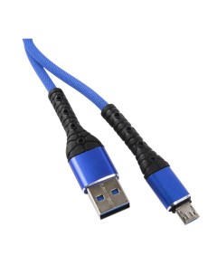 Кабель USB micro USB синий 1 м Mobility