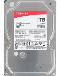 Жесткий диск P300 1 ТБ HDWD110UZSVA Toshiba