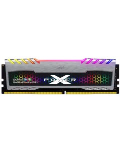Оперативная память XPower Turbine RGB 8Gb DDR4 3600MHz SP008GXLZU360BSB Silicon power
