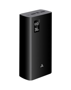 Внешний аккумулятор Bison 30PQD 30000 мАч 2USB USB C 3А черный Accesstyle