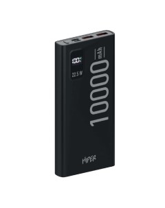 Внешний аккумулятор EP 10000 10000 мАч 3A 2 USB QC PD дисплей черный Hiper