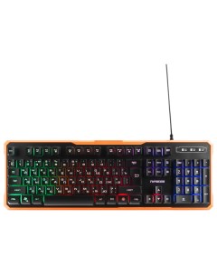 Проводная игровая клавиатура GK 320G Orange Black Гарнизон