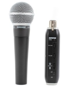 Микрофон SM58 X2U Black Silver Shure