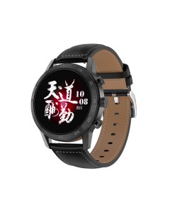 Смарт часы Smart Watch KK70 черные черная кожа Garsline