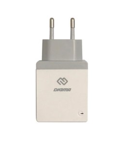Сетевое зарядное устройство DGWC 1U 2 1A WG 1xUSB 2 1 A white Digma