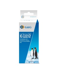 Картридж для струйного принтера NC CLI521GY серый совместимый G&g