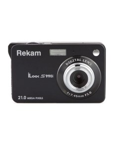 Фотоаппарат цифровой компактный iLook S990i Black Metallic Rekam