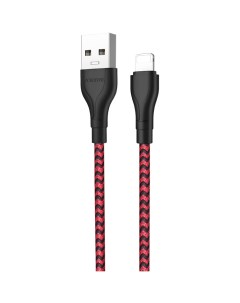 Кабель USB 2 0 A m Lightning m 1м BX39 Beneficial Черный Красный Borofone
