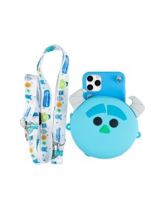 Чехол для iPhone 11 с игрушкой сумочкой Sally из Monster Inc синий Smarty toys