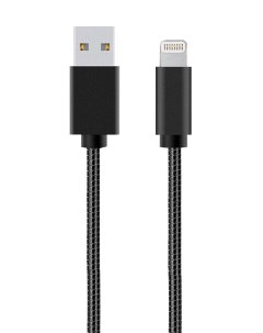 Дата кабель K31i USB 2 1A для Lightning 8 pin металл 1м Black More choice
