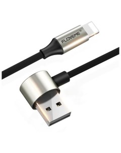 Кабель 2 в 1 Micro USB lightning 1м 2 4A L образный Floveme