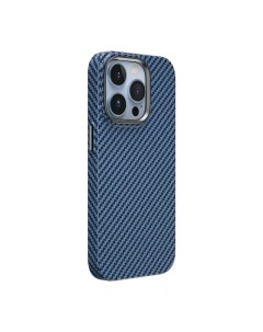 Чехол Kevlar Magnetic Case for iPhone 14 Pro Max 6 7 Blue Wiwu