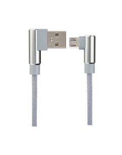 Кабель USB2 0 A вилка Micro USB вилка угловой серый длина 1 м бокс U4805 Perfeo
