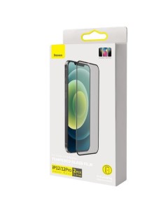 Защитное стекло для iphone 12 12 Pro 6 1 Full glass Privacy 0 3mm 2 шт Baseus