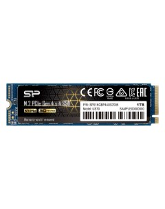 SSD накопитель US70 M 2 2280 1 ТБ SP01KGBP44US7005 Silicon power