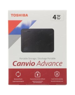 Внешний жесткий диск Canvio Advance 4ТБ HDTCA40EK3CA Toshiba
