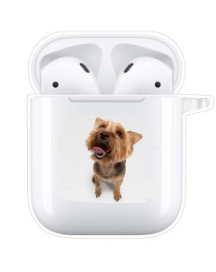 Чехол Clear Case для AirPods 1 Йоркширский терьер Krutoff