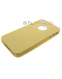 Силиконовый чехол для iPhone 4S желтый I-zore