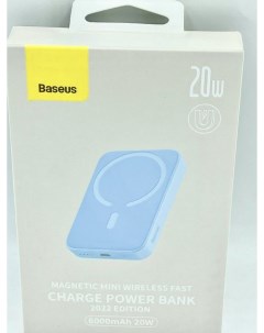Внешний аккумулятор PPCXM06 6000 мА ч для мобильных устройств голубой Baseus
