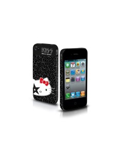 Чехол для Iphone 4 4S черный с рисунком Hello Kitty Kiss Sbs