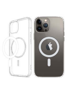 Чехол для iPhone 12 с поддержкой MagSafe противоударный прозрачный Luckroute