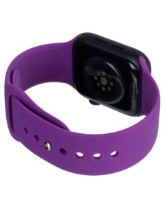 Ремешок силиконовый для часов Apple Watch 38 40 фиолетовый Aks-guard