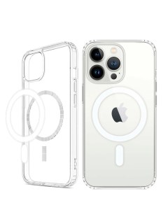 Чехол для iPhone 13 Pro с поддержкой MagSafe противоударный прозрачный Luckroute