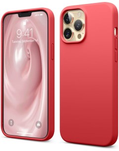 Чехол Soft silicone Liquid для iPhone 13 Pro Max цвет Красный ES13SC67 RD Elago