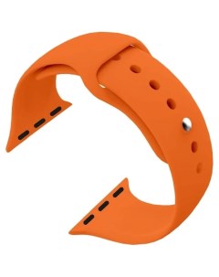 Ремешок силиконовый для Apple Watch 40мм оранжевый Nobrand