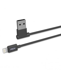 Кабель PZX V105 3A USB to Lightning 1м Black Epik