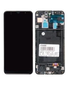 Дисплей с тачскрином и передней панелью для Samsung Galaxy A30 Super Amoled чёрный Rocknparts