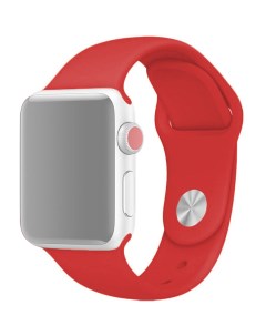 Ремешок для Apple Watch 1 6 SE силиконовый 42 44 мм Красный APWTSI42 14 Innozone