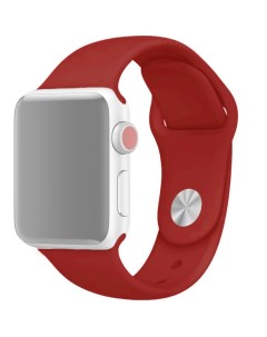 Ремешок для Apple Watch 1 2 3 4 5 silicone 38 40 mm Red APWTSI38 52 Innozone