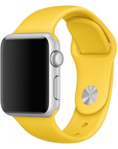 Ремешок для смарт часов и браслетов для Apple Watch 38 мм желтый W.o.l.t.