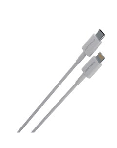 Дата кабель K71Si Smart USB 2 4A PD30W для Lightning 8 pin Type C TPE 2м White More choice