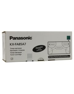Картридж для лазерного принтера KX FA85A E7 черный оригинал Panasonic