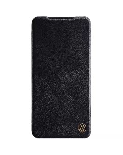Кожаный чехол книжка Nillkin Leather Qin для Redmi Note 11S черный Xiaomi