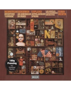 Los Angeles Philharmonic Orchestra Zubin Mehta Bernstein Gershwin Copland LP Decca