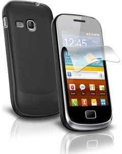 Чехол защитная пленка для Samsung Galaxy Mini 2 черный Sbs