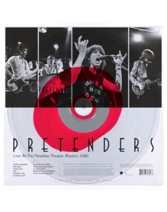 Pretenders Live At the Paradise Boston 1980 Limited Edition Clear Vinyl LP Warner music