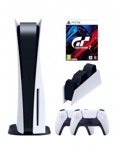 Игровая приставка PlayStation 5 3 ревизия 2 й геймпад зарядное Gran Turismo 7 ди Sony