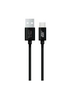 Кабель USB Type C 1м черный 37340 Borasco