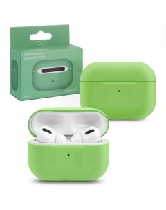 Чехол Airpods pro Silicone sky green Nobrand