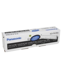 Картридж для лазерного принтера KX FA76A7 черный оригинал Panasonic
